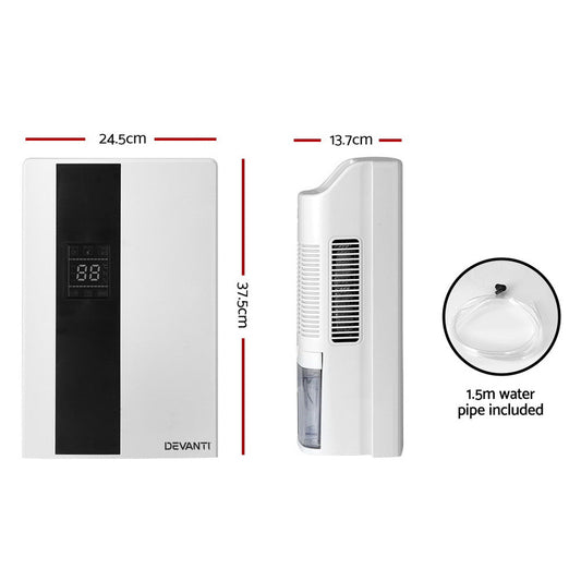 Devanti Dehumidifier 2L Air Purifier White-1