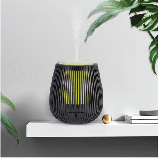 Essential Oil Aroma Diffuser USB - 100ml Black Portable Ultrasonic Car Humidifier-1