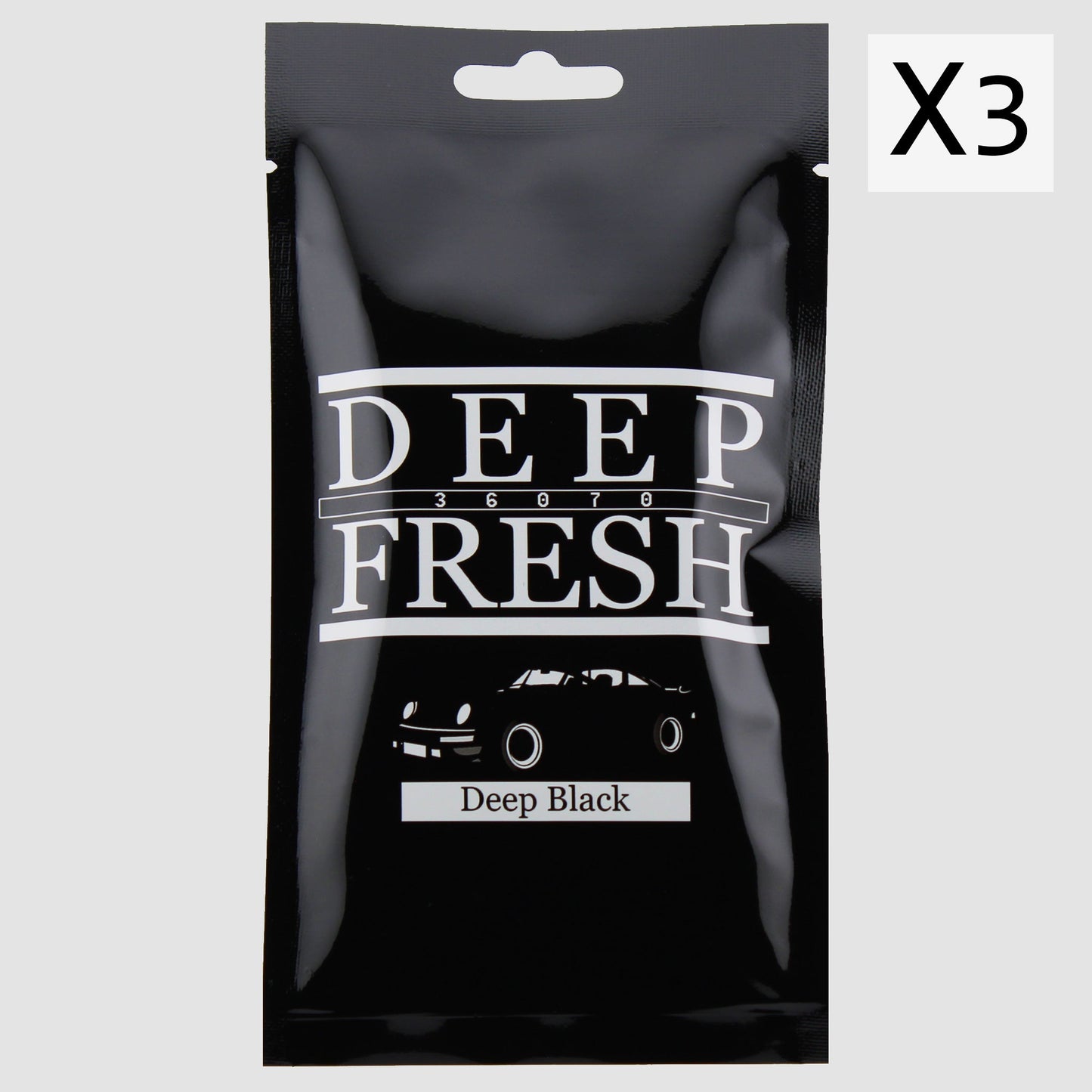 DEEP BLACK AIR FRESHENER 3x-0