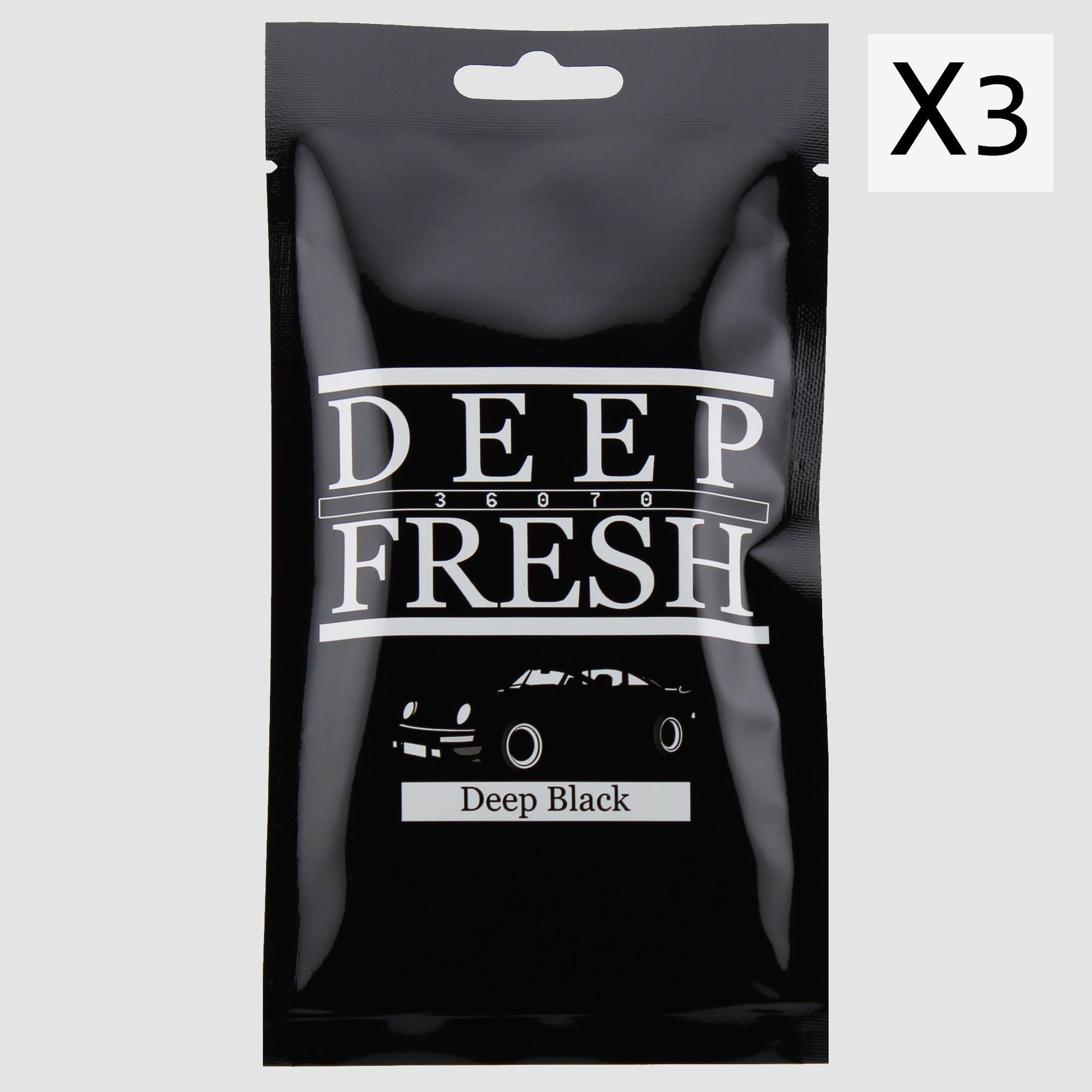 DEEP BLACK AIR FRESHENER 3x-0