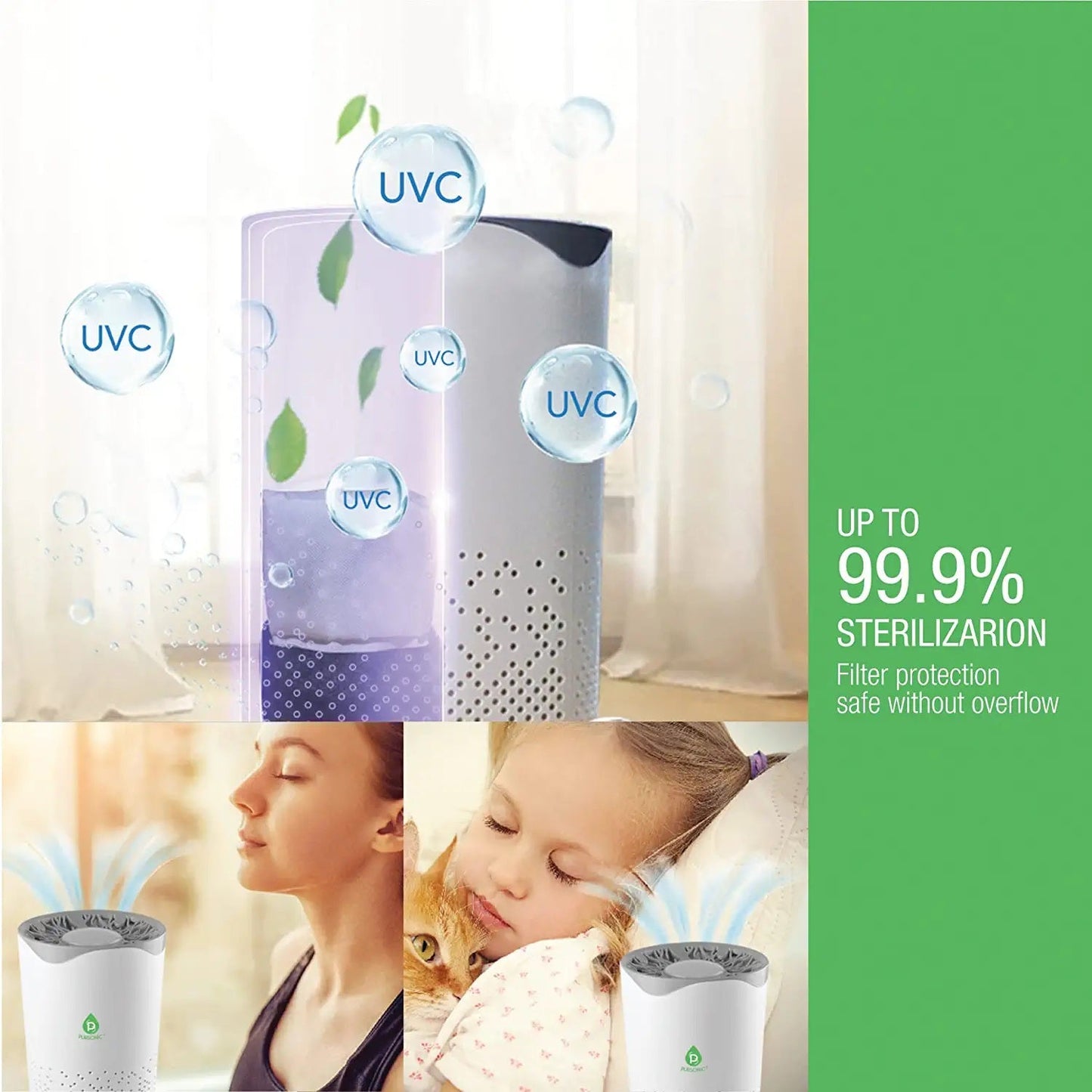 USB Powered True HEPA Air Purifier-4